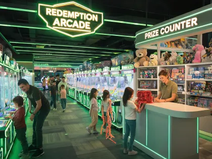 Family entertainment center arcade