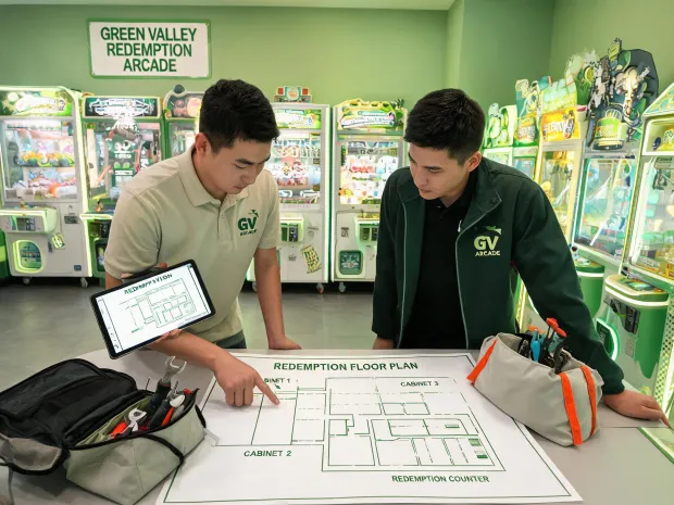 Arcade floor plan review